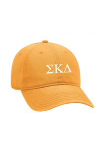 Simple Letters Gold Hat